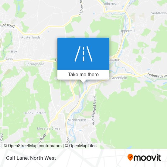Calf Lane map