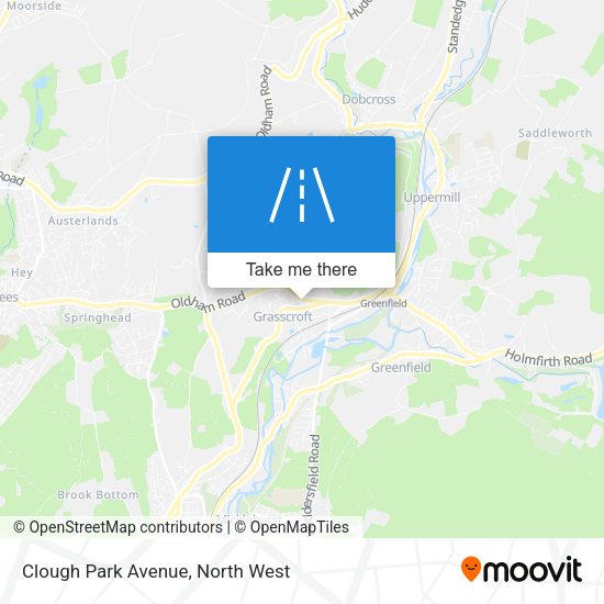 Clough Park Avenue map