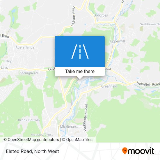 Elsted Road map