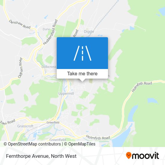Fernthorpe Avenue map