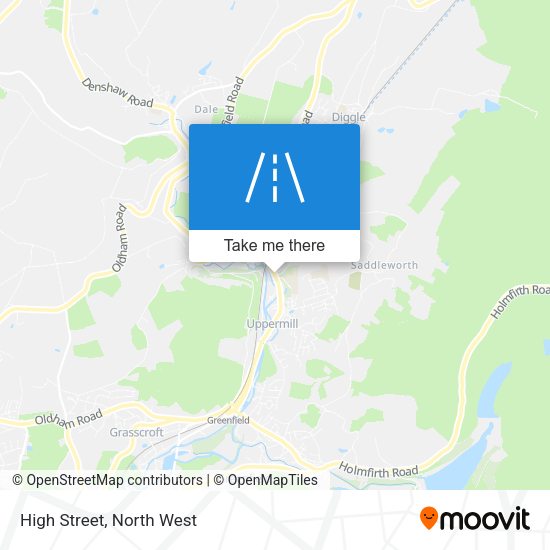 High Street map