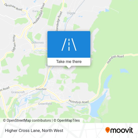 Higher Cross Lane map
