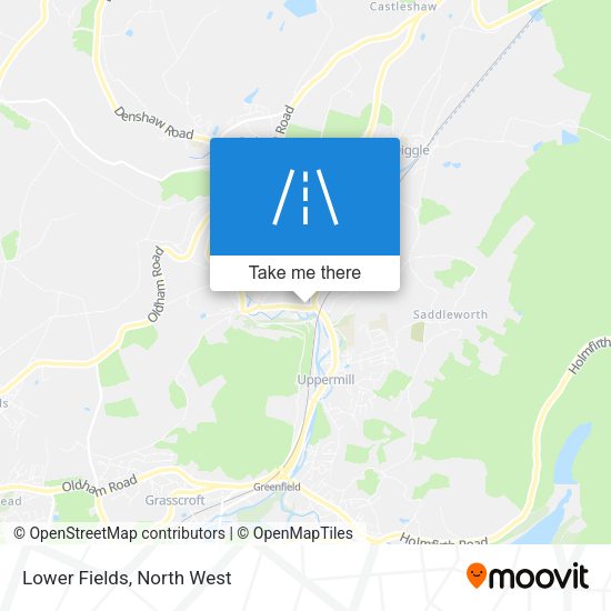 Lower Fields map
