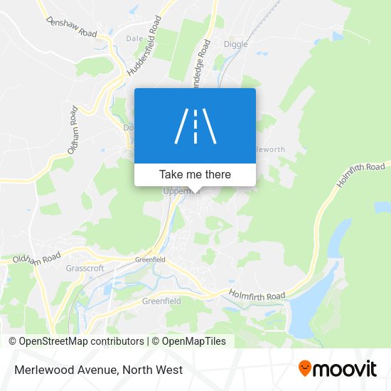 Merlewood Avenue map