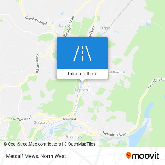 Metcalf Mews map