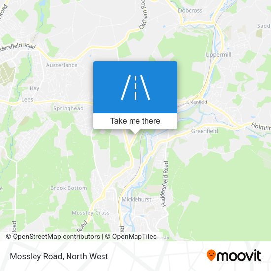 Mossley Road map