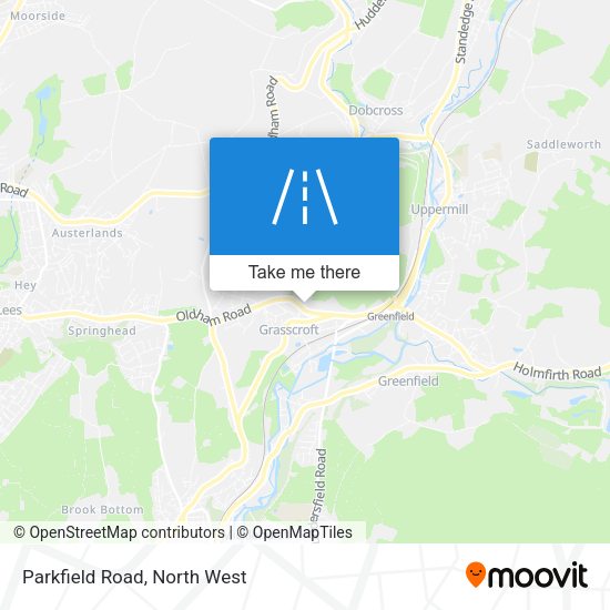 Parkfield Road map