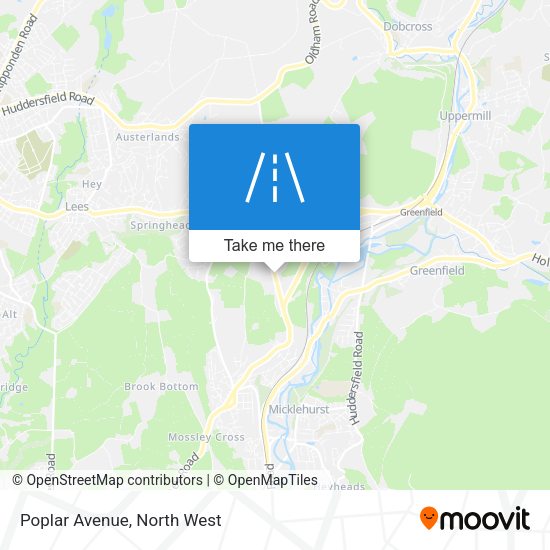 Poplar Avenue map