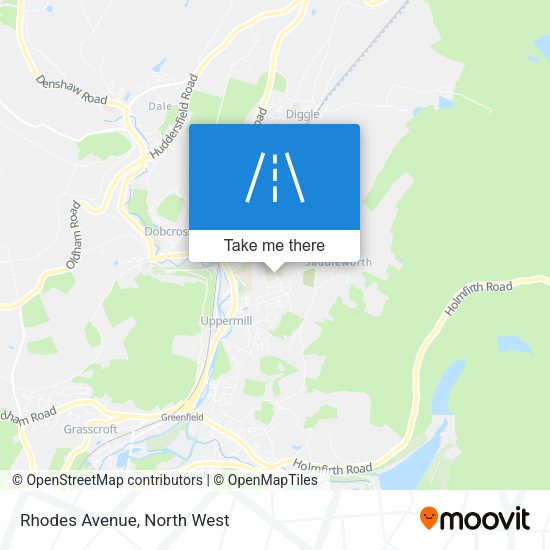 Rhodes Avenue map