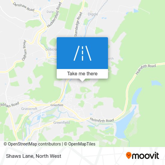 Shaws Lane map