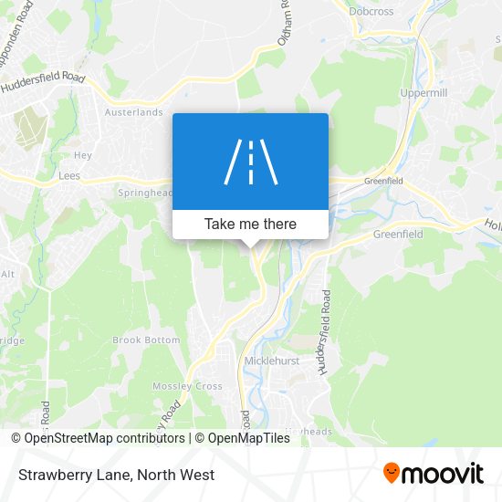 Strawberry Lane map