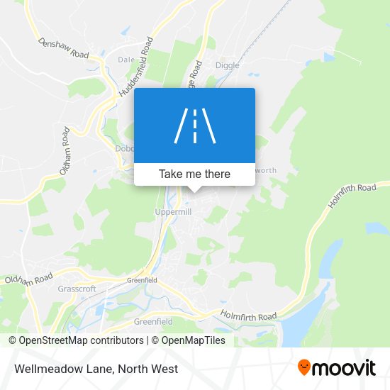 Wellmeadow Lane map