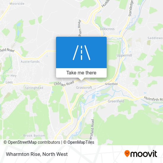 Wharmton Rise map