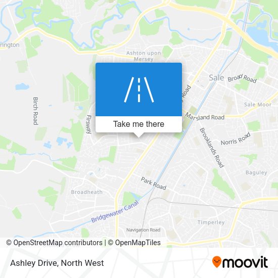 Ashley Drive map