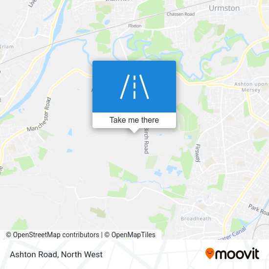 Ashton Road map