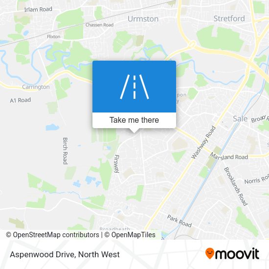 Aspenwood Drive map