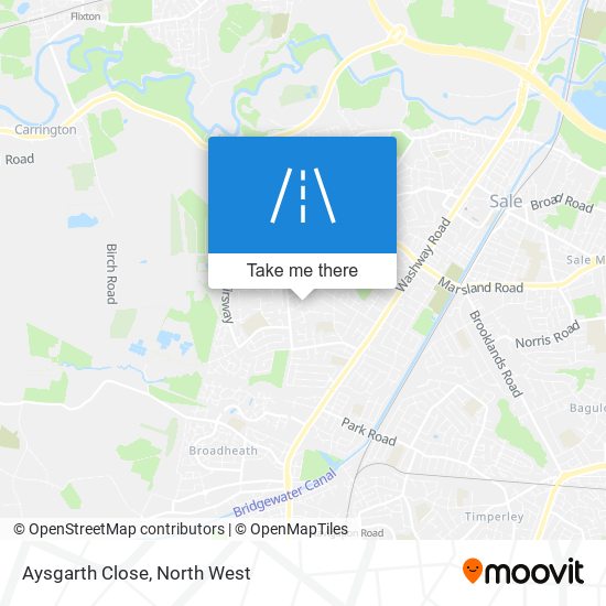 Aysgarth Close map