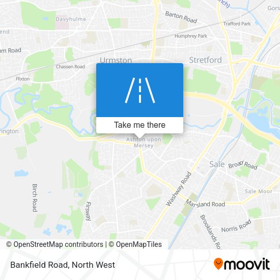 Bankfield Road map