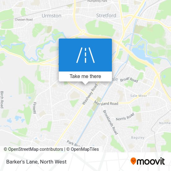 Barker's Lane map