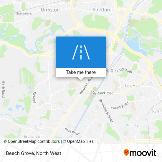 Beech Grove map