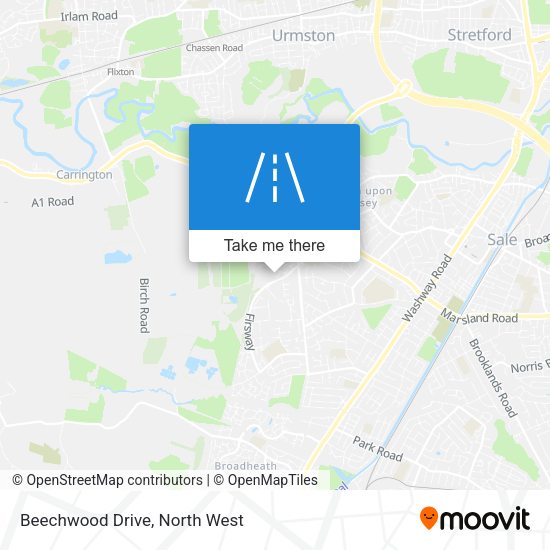 Beechwood Drive map