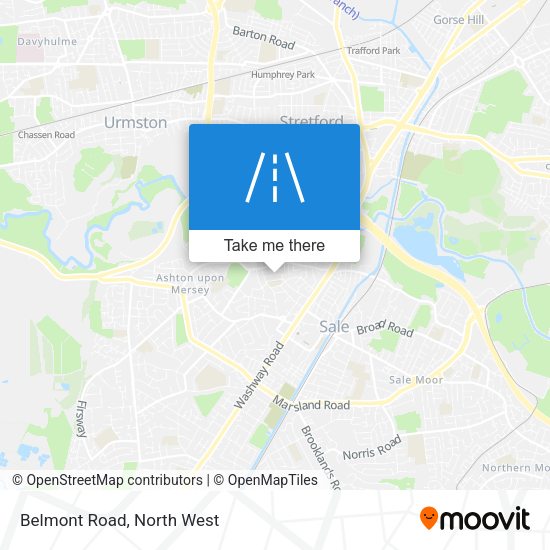 Belmont Road map