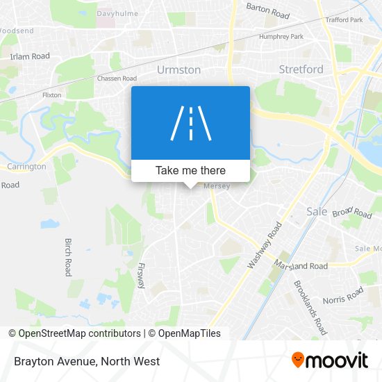Brayton Avenue map