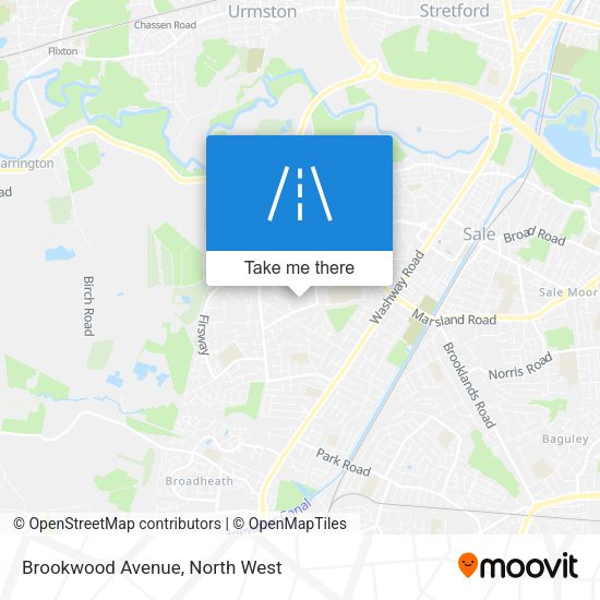 Brookwood Avenue map