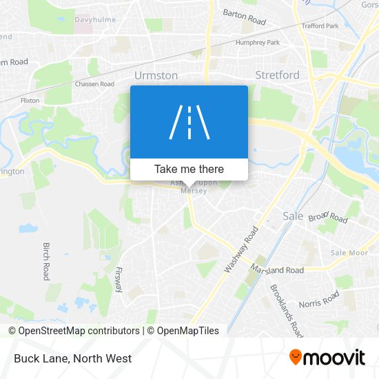 Buck Lane map