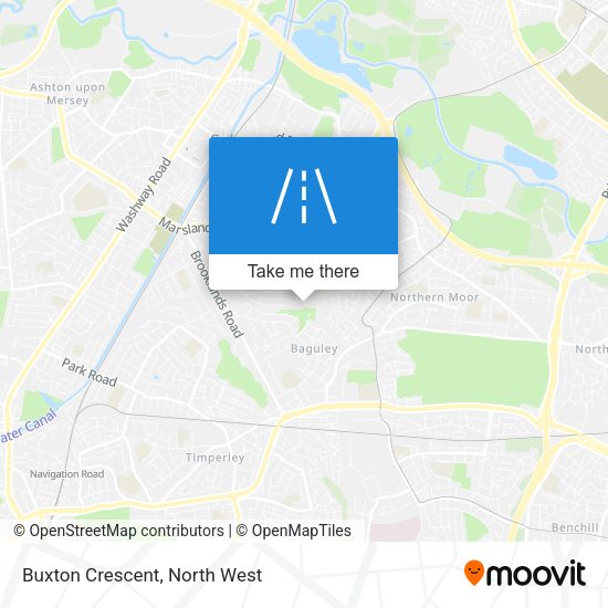 Buxton Crescent map