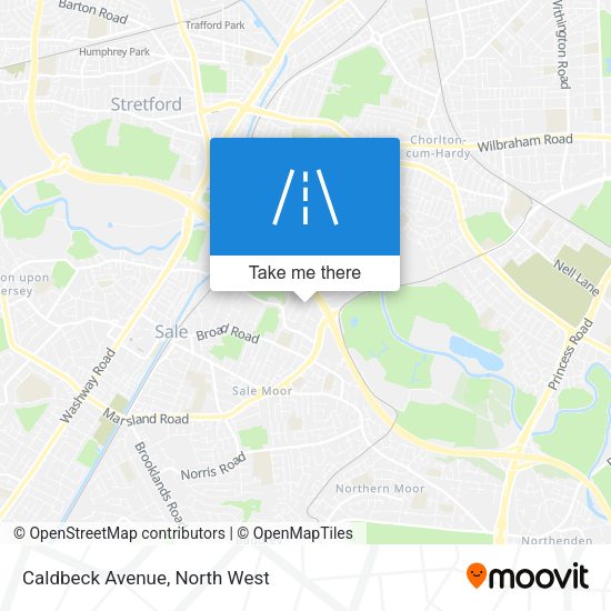 Caldbeck Avenue map