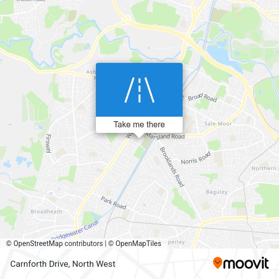 Carnforth Drive map