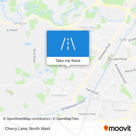 Cherry Lane map