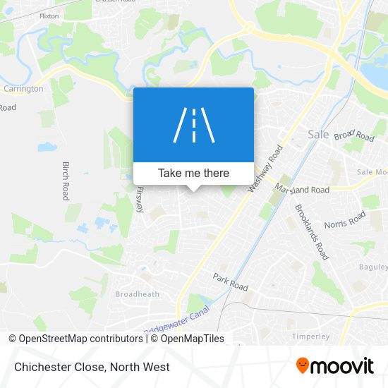 Chichester Close map