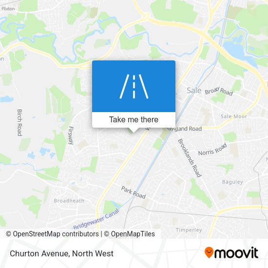 Churton Avenue map