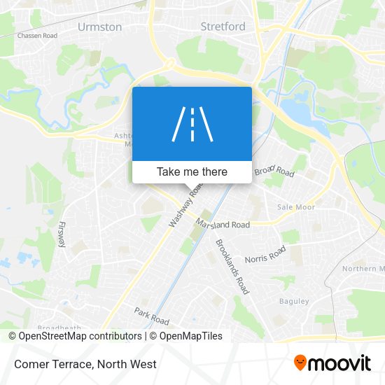 Comer Terrace map
