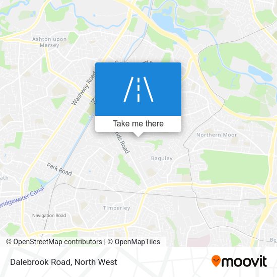 Dalebrook Road map