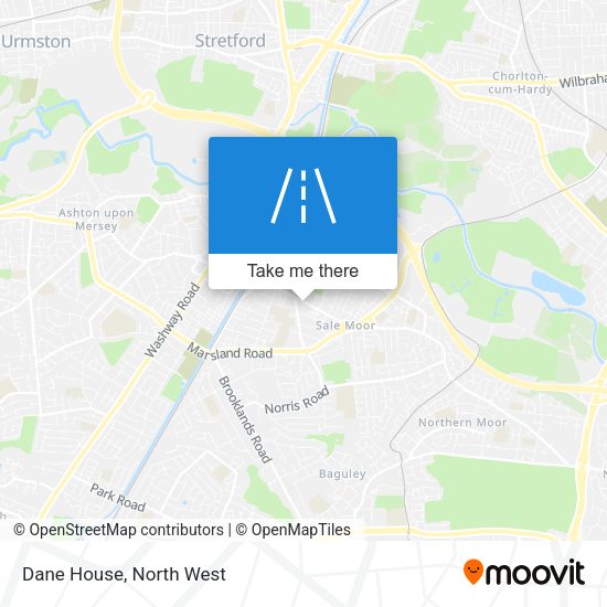 Dane House map