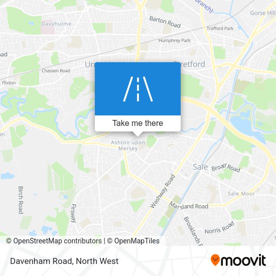 Davenham Road map