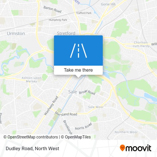 Dudley Road map