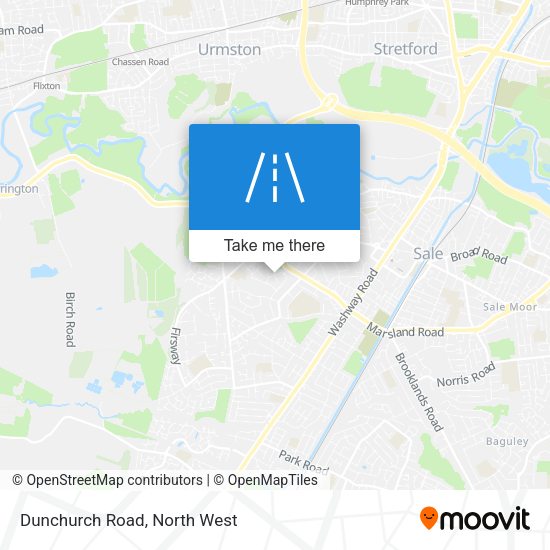 Dunchurch Road map
