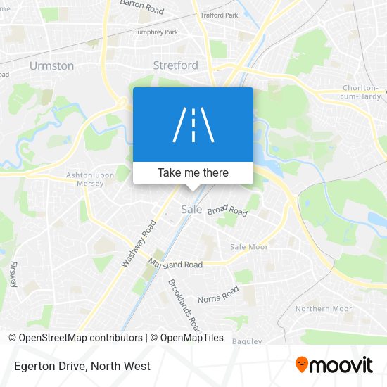 Egerton Drive map