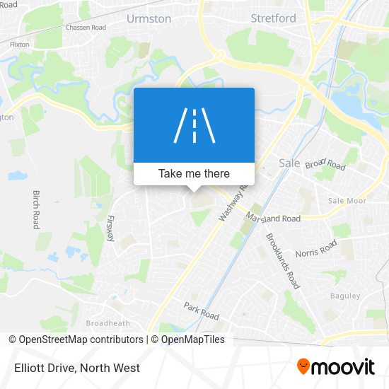 Elliott Drive map