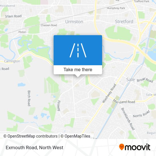Exmouth Road map