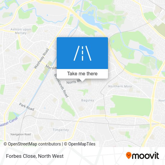 Forbes Close map
