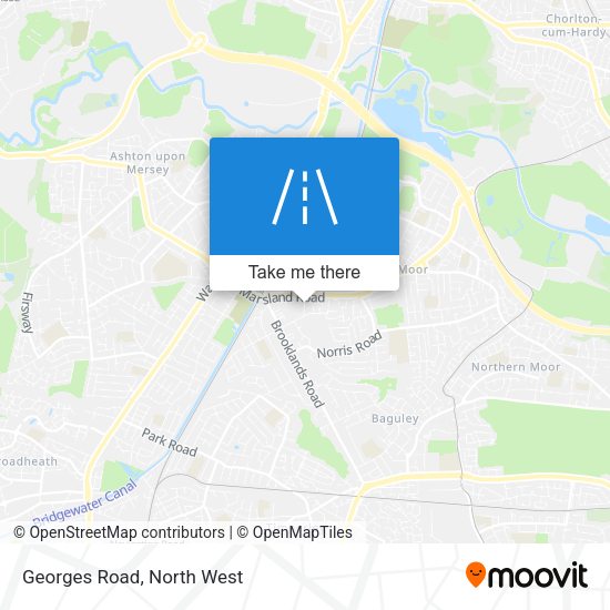Georges Road map