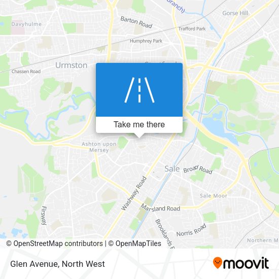 Glen Avenue map