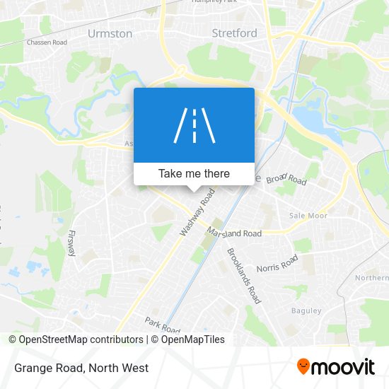 Grange Road map