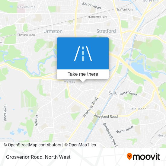 Grosvenor Road map