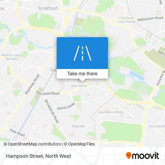 Hampson Street map